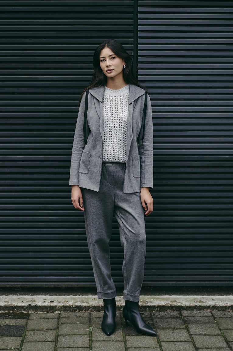 Emy hoody blazer | Dark Grey