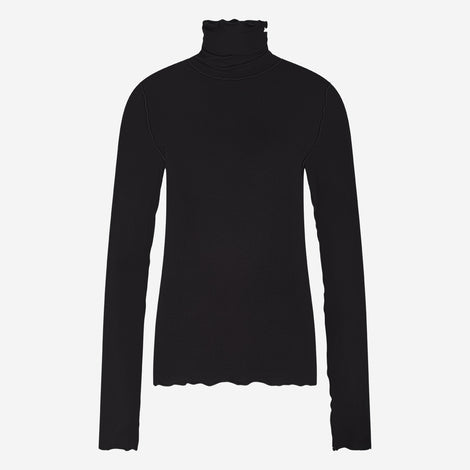 Janice Viskose top | Black