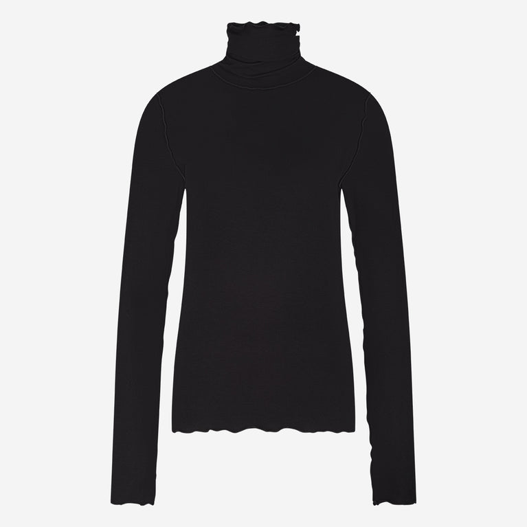 Janice Viskose top | Black