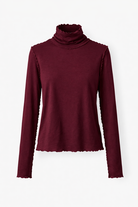 Janice Viskose top | Bordeaux