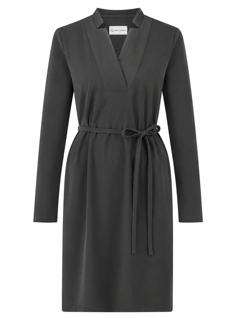 Kleid Kelly Technical Jersey | Grigio Notte