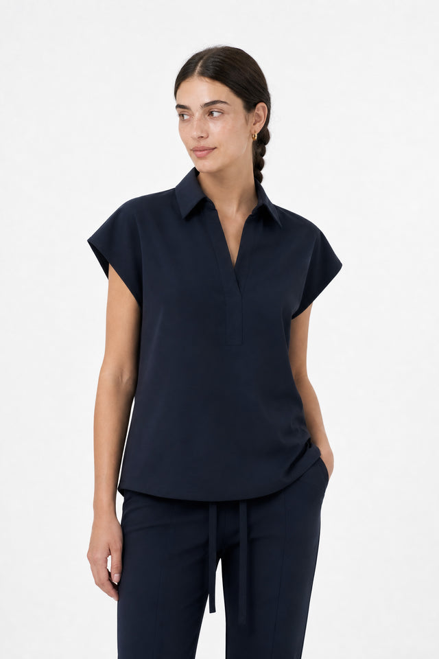 Kitty top technical jersey Kitty top technical jersey | Blue