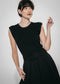 Kora Viskose mix Kleid | Black