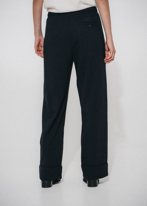 Serafina wide-leg pants | Dark Blue