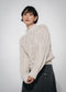 Cozy winter pullover 3094 | Ecru