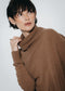 Cashmir wool polo pullover W1165 | Camel