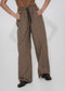 Rey check katoen broek | Brown