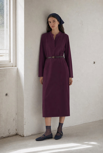 Lalla Kleid aus Funktionsjersey | Kirsche