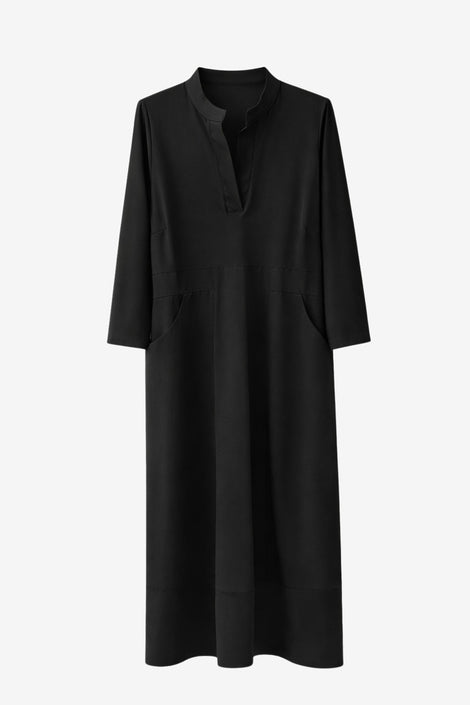 Lalla Kleid technical jersey | Black