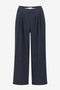 Lean wide-leg Hose | Dark Blue