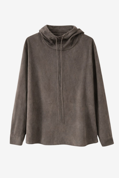 Lina tencel Bluse | Dark Brown