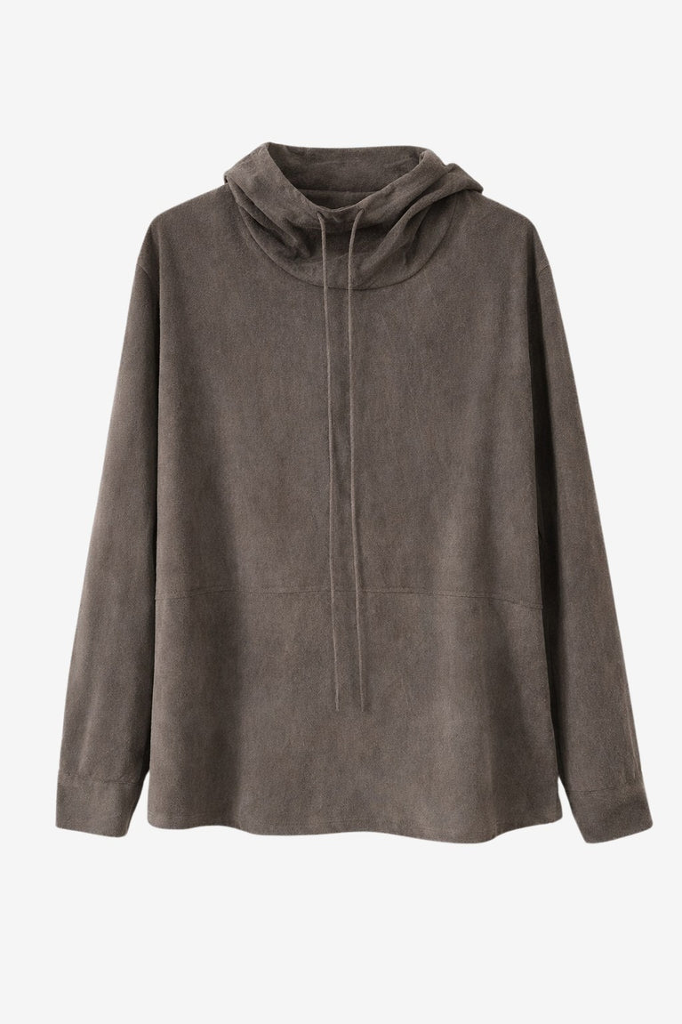 Lina tencel Bluse | Dark Brown