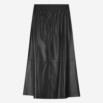 Nitty eco leather skirt | Black