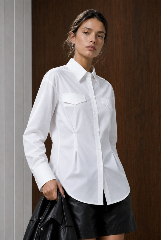 Maele poplin blouse