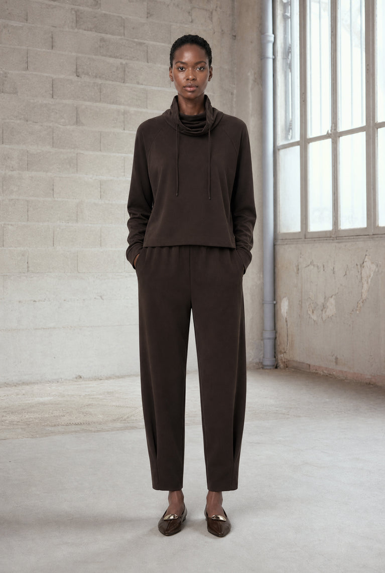 Umbretto broek technical jersey | Chocolate