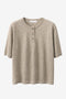 Moon Uni Strick Top | Green Melange