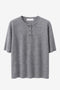 Moon Effen Gebreid Top | Grey Melange
