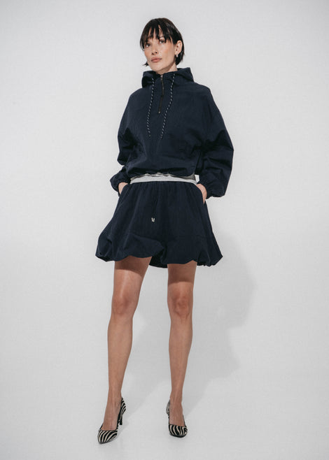 Muse katoen hoodie sweater jacket | Navy