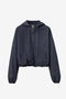 Muse katoen hoodie sweater jacket | Navy
