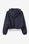 Muse katoen hoodie sweater jacket | Navy