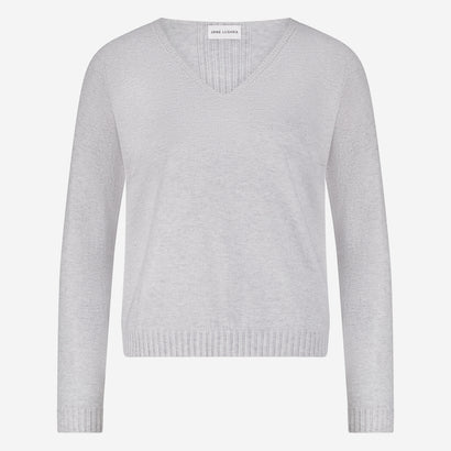 Nadenloze viscose trui NB186 | Grijs