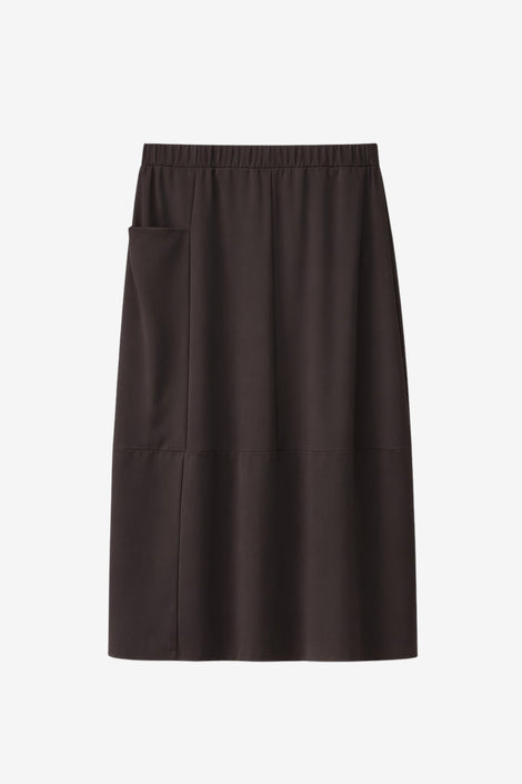 Natasha skirt Sensitive tech fabric | Chocolate