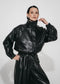 Nerina eco Leer Bomber Jack | Black