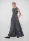 Oda back knitted Viskose Weste | Grey
