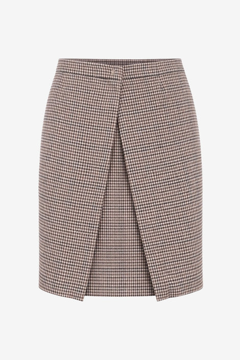 Pastrengo check midi skirt | Multi