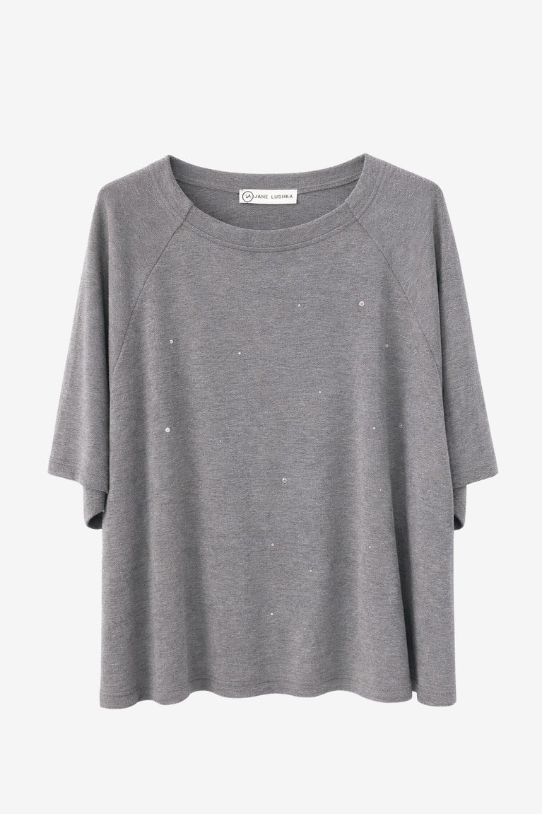 Pavel giulietta piquet top | Grey