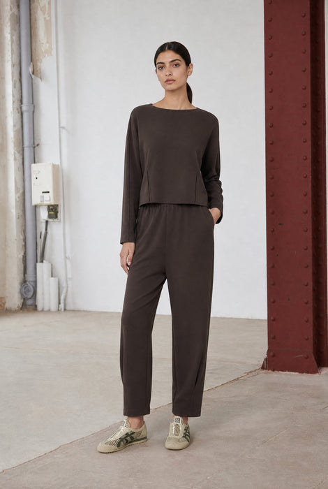 Umbretto broek technical jersey | Chocolate