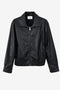 Pola eco Leer Bomber Jack | Black