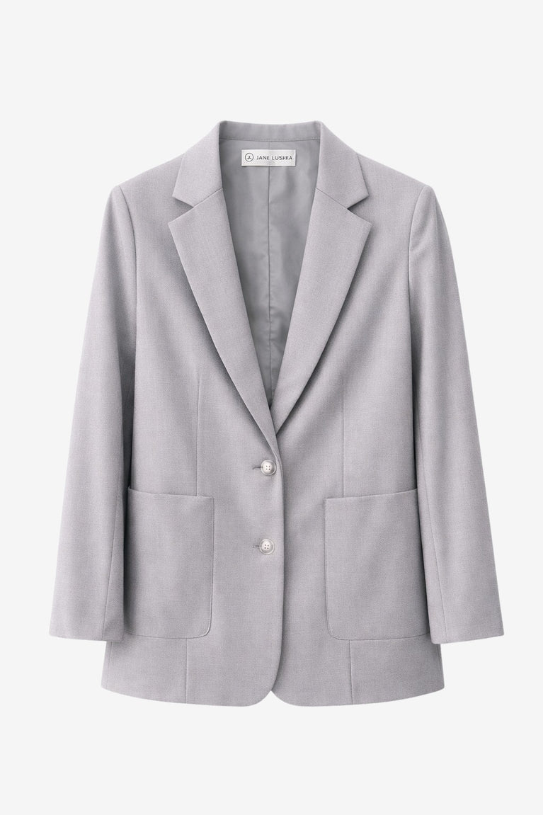 Rango Viskose basic blazer | Grigio