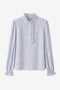 Rina striped Bluse | Blue White