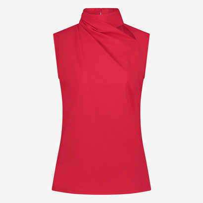 Naomi technisch jersey stretchtop | Rood