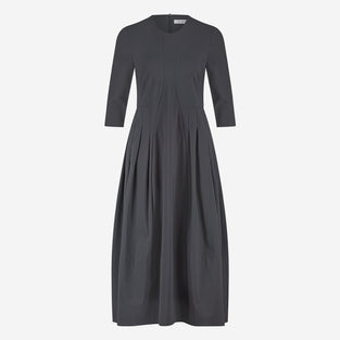 Heide tech jersey dress LS | Grey