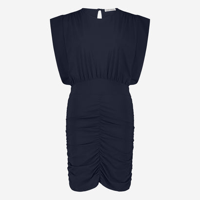 Esther Kleid technischer Jersey | Blau