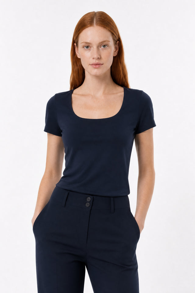 T shirt Sara Easy Wear Technical Jersey T shirt Sara Easy Wear Technical Jersey | Blue