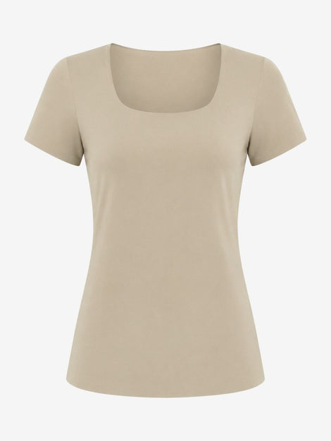T-Shirt Sara Easy Wear Technical Jersey | Sand