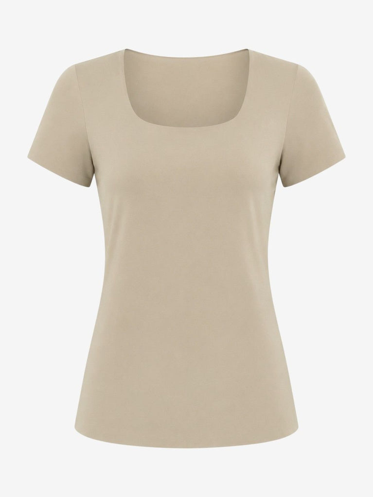 T-Shirt Sara Easy Wear Technical Jersey | Sand