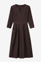 Sasha Kleid Sensitive tech fabric | Chocolate