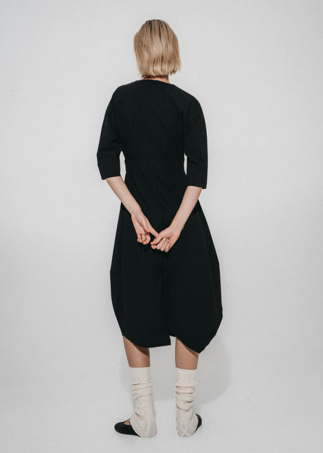 Sasha Kleid Sensitive tech fabric | Black