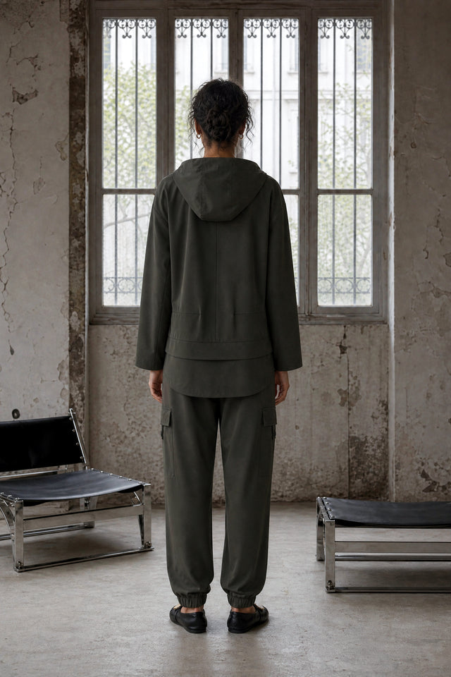 Simona jacket technical jersey Simona jacket technical jersey | Army