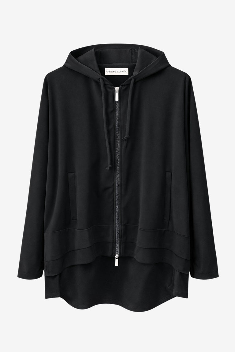 Simona jacket technical jersey | Black