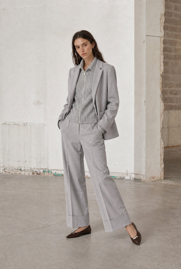 Sirmione Viskose flair Hose | Grigio