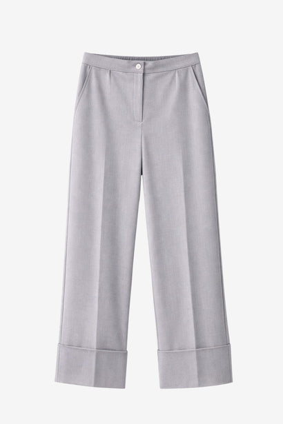 Sirmione viscose flair pants | Grigio