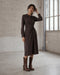 Trydi Kleid technical jersey | Chocolate