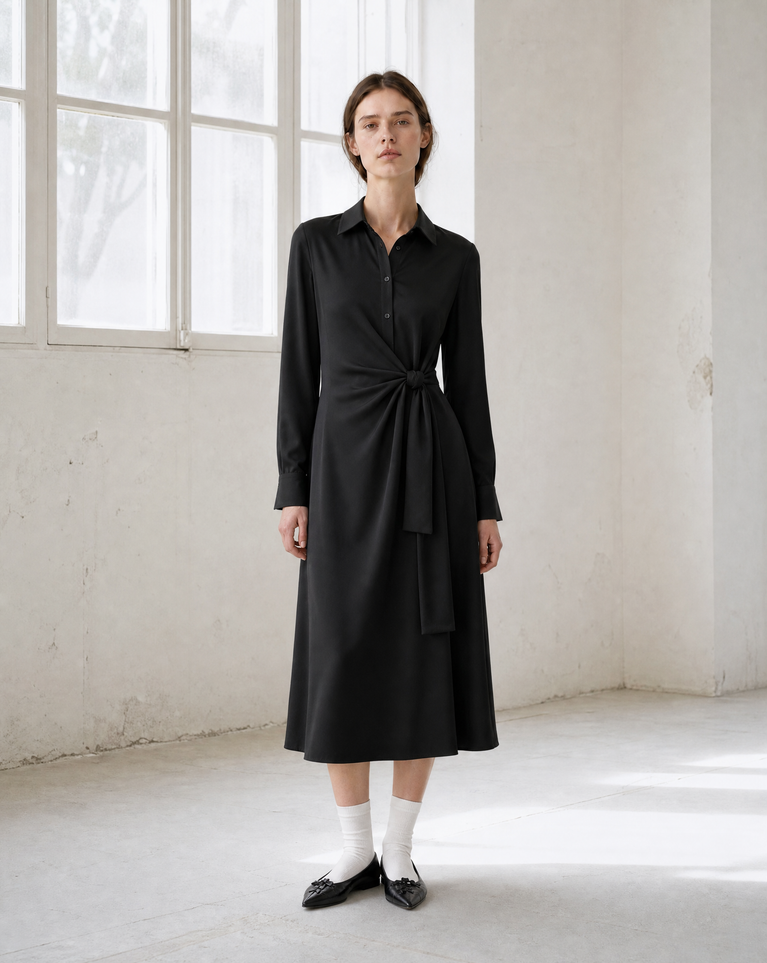 Trydi Kleid technical jersey | Black