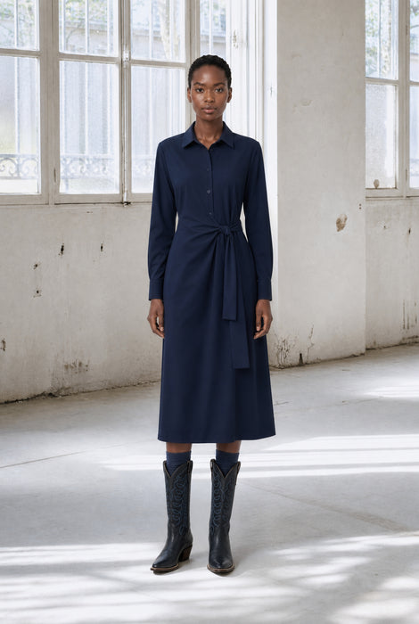 Trydi Kleid technical jersey | Blue