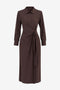 Trydi Kleid technical jersey | Chocolate